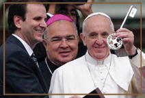 Папа Римский поблагодарил всех за незабываемую неделю в Рио-де-Жанейро