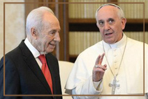 Шимон Перес, глава государства Израиль, посетил Ватикан 30 апреля 2013 г