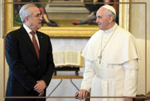 Ватикан посетил президент Ливана Мишель Сулейман