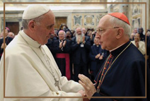 Префект Конгрегации по евангелизации народов, кардинал Фернандо Филони был отмечен Папой за хорошую работу