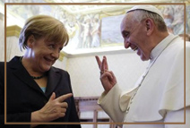 Ангела Меркель и представители СМИ о встрече канцлера Германии с Папой Франциском