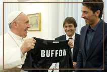 Представители футбольного клуба *Ювентус* встретились с Папой Франциском