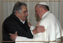 Президент Уругвая, Хосе Альберто Мухика Кордано, посетил Ватикан