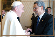 Папа Франциск принял президента Республики Кабо-Верде Жорже Карлуша Фонсека