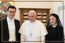 Микаел Минасян, первый посол Армении в Ватикане, встретился с Папой Франциском