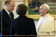 Премьер-министр Италии Энрико Летта встретился с Папой Франциском