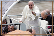 Папа Франциск на пляже Копакабана напугал собственную охрану