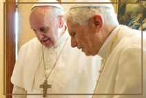Папа Франциск позвонил Бенедикту XVI, чтобы поздравить его с днем рождения