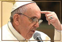 В страстной Понедельник Папа Римский Франциск призвал паству к терпению, приведя в пример Иисуса Христа и Иуду